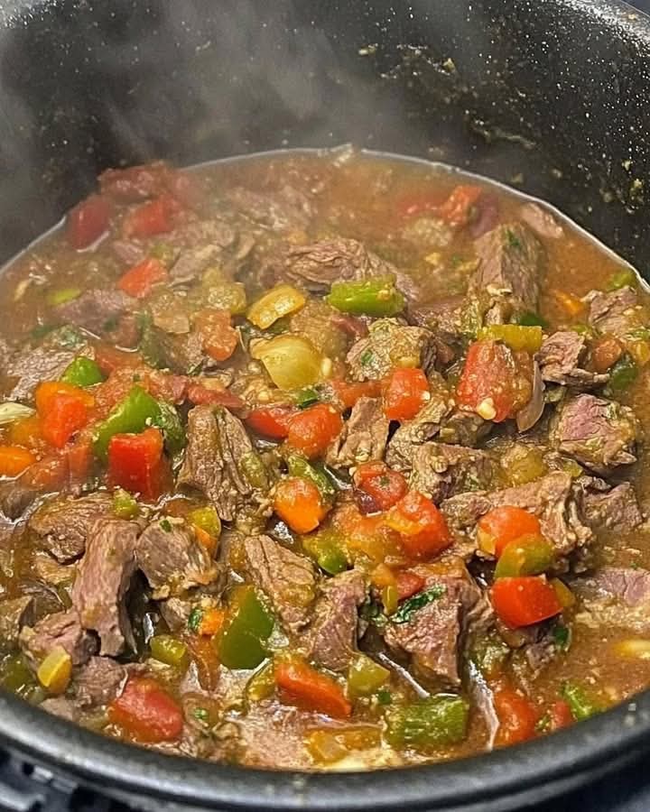 Grandma’s Chili Verde and Spanish Rice