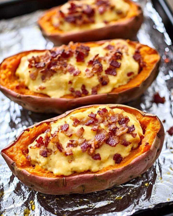 Loaded Sweet Potato Bake